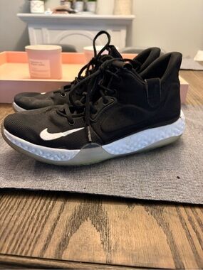 Nike Black and White High-Top Sneakers